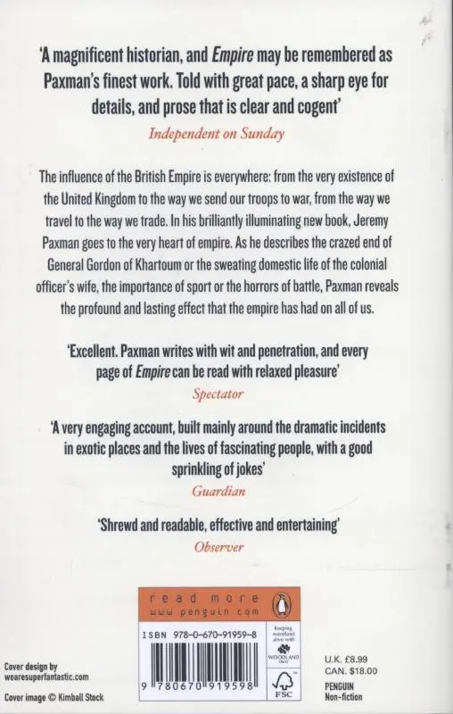 Rückseite: 9780670919598 | Empire | What Ruling the World Did to the British | Jeremy Paxman