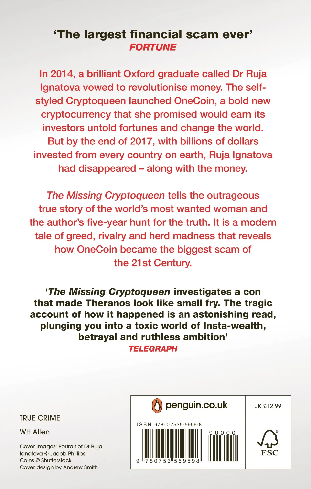 Rückseite: 9780753559598 | The Missing Cryptoqueen | The Crypto Con That Fooled the World | Buch