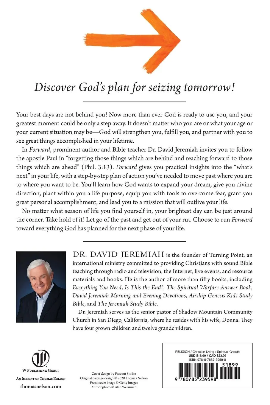 Rückseite: 9780785239598 | Forward | Discovering God's Presence and Purpose in Your Tomorrow