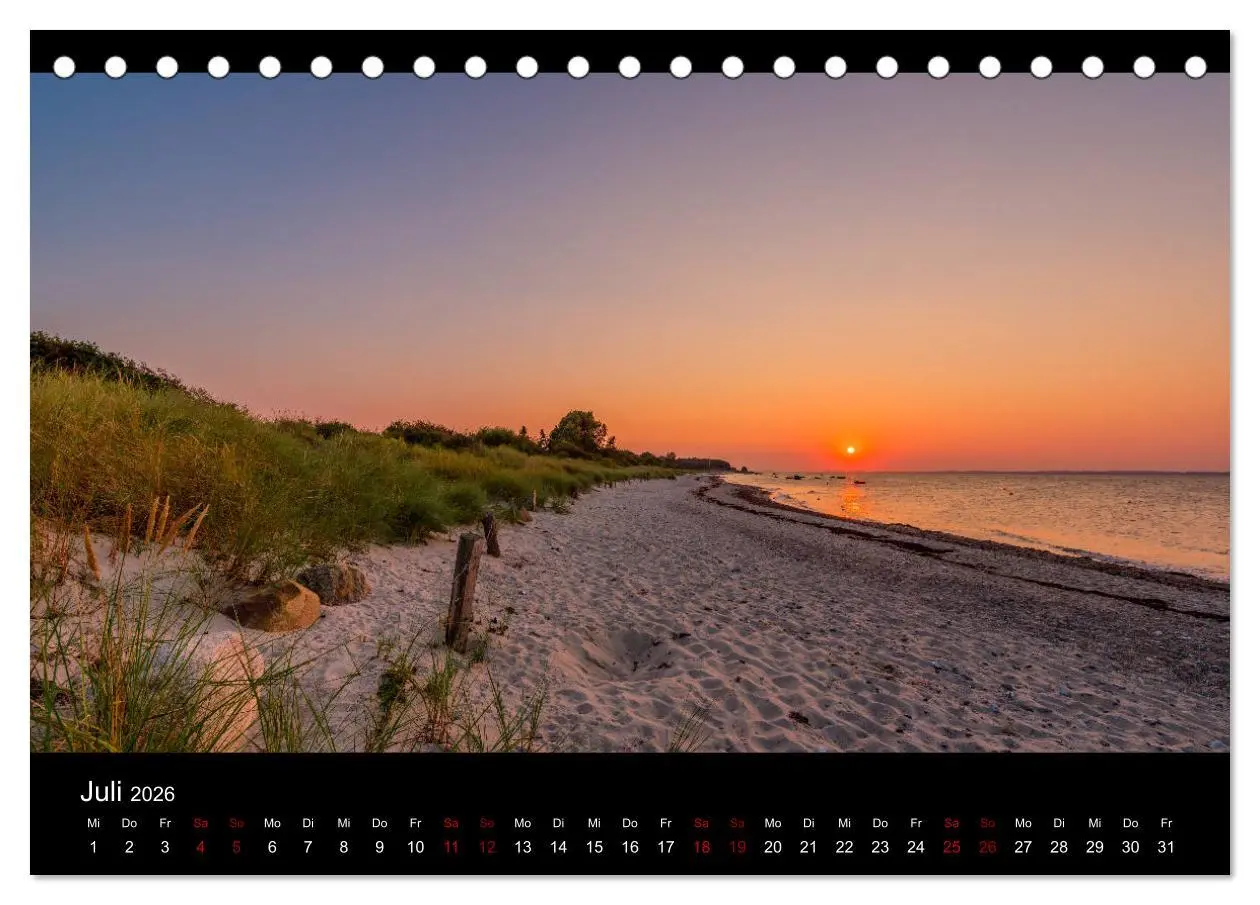 Bild: 9783457869598 | Naturwunder Norddeutschlands (Tischkalender 2026 DIN A5 quer),...