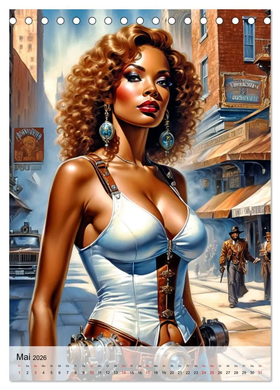 Bild: 9783516269598 | Ladies mit Steampunk-Flair (Tischkalender 2026 DIN A5 hoch),...