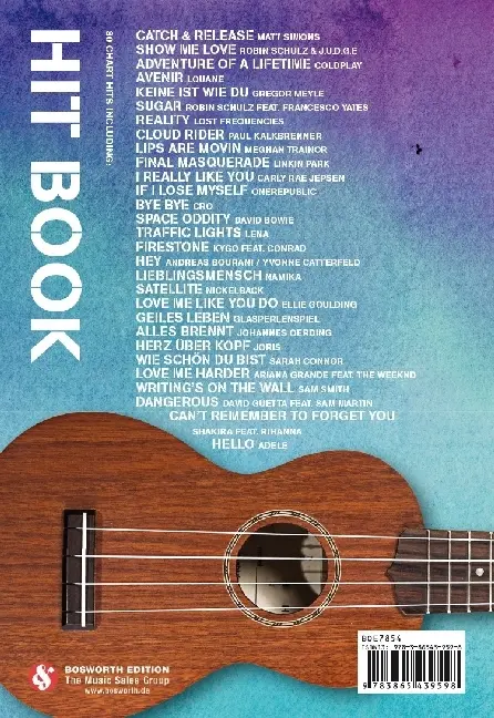 Bild: 9783865439598 | Hit Book - 80 Charthits für Ukulele | Bosworth Music | Taschenbuch