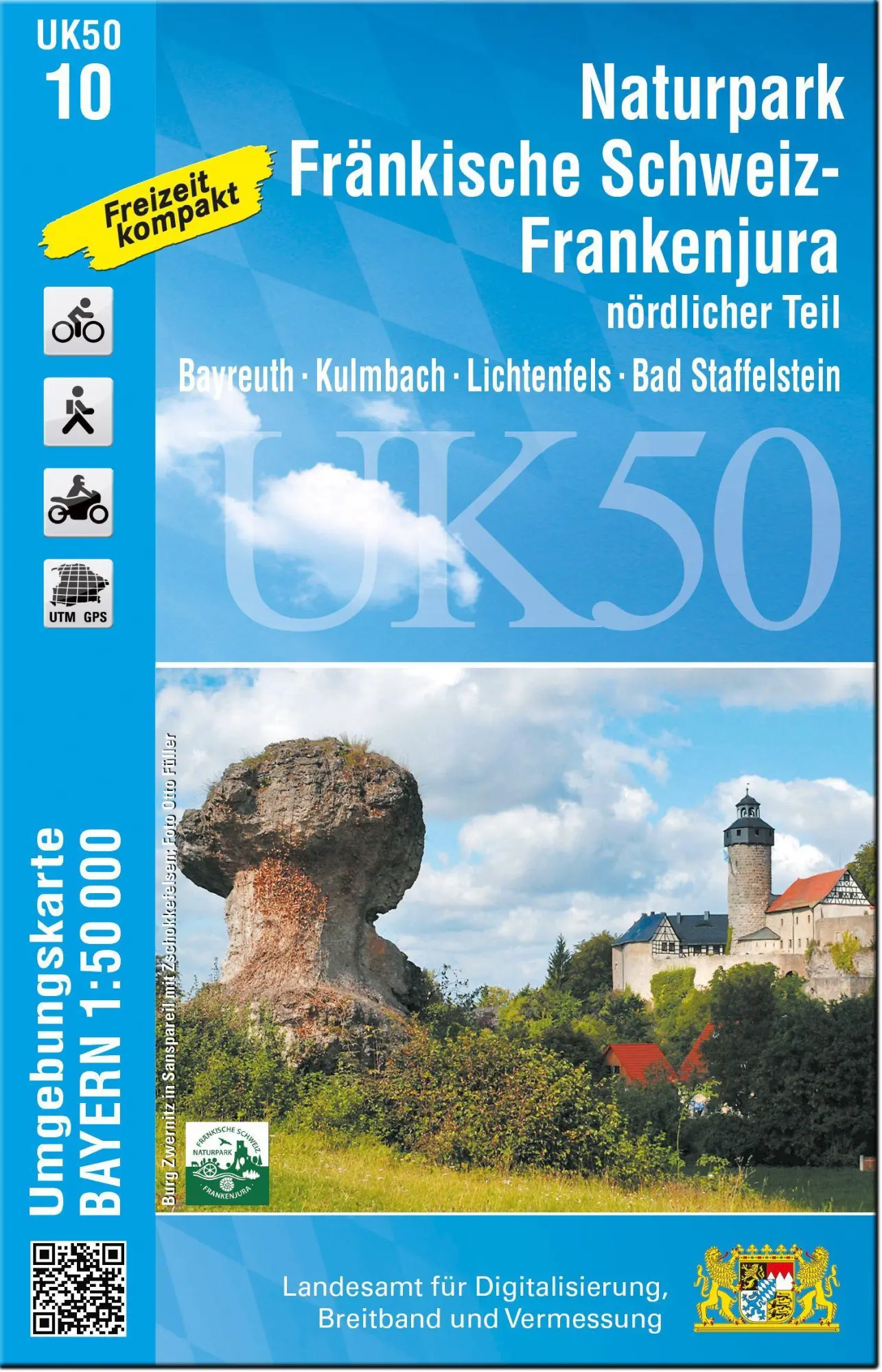Cover: 9783899339598 | UK50-10 Naturpark Fränkische Schweiz - Frankenjura nördlicher Teil