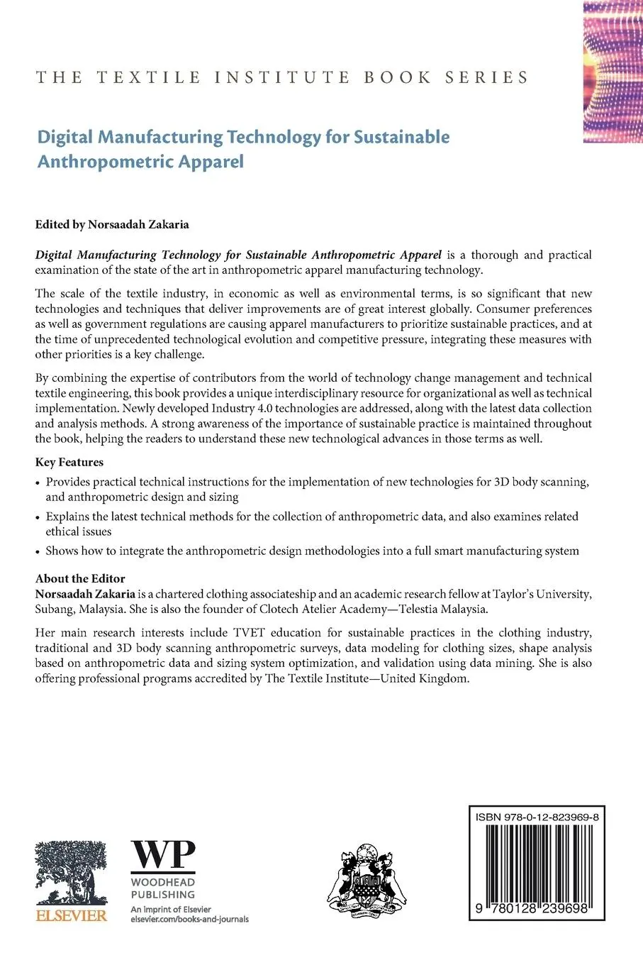 Rückseite: 9780128239698 | Digital Manufacturing Technology for Sustainable Anthropometric...