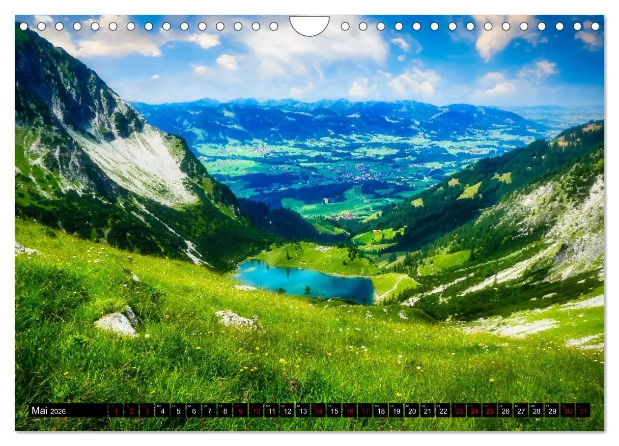 Bild: 9783457619698 | Oberstdorfer Bergwelt (Wandkalender 2026 DIN A4 quer), CALVENDO...