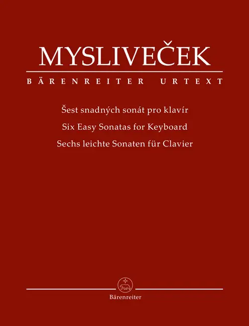 Cover: 9790260109698 | Leichte Sonaten für Klavier | Spielpartitur | Josef Myslivecek | Buch