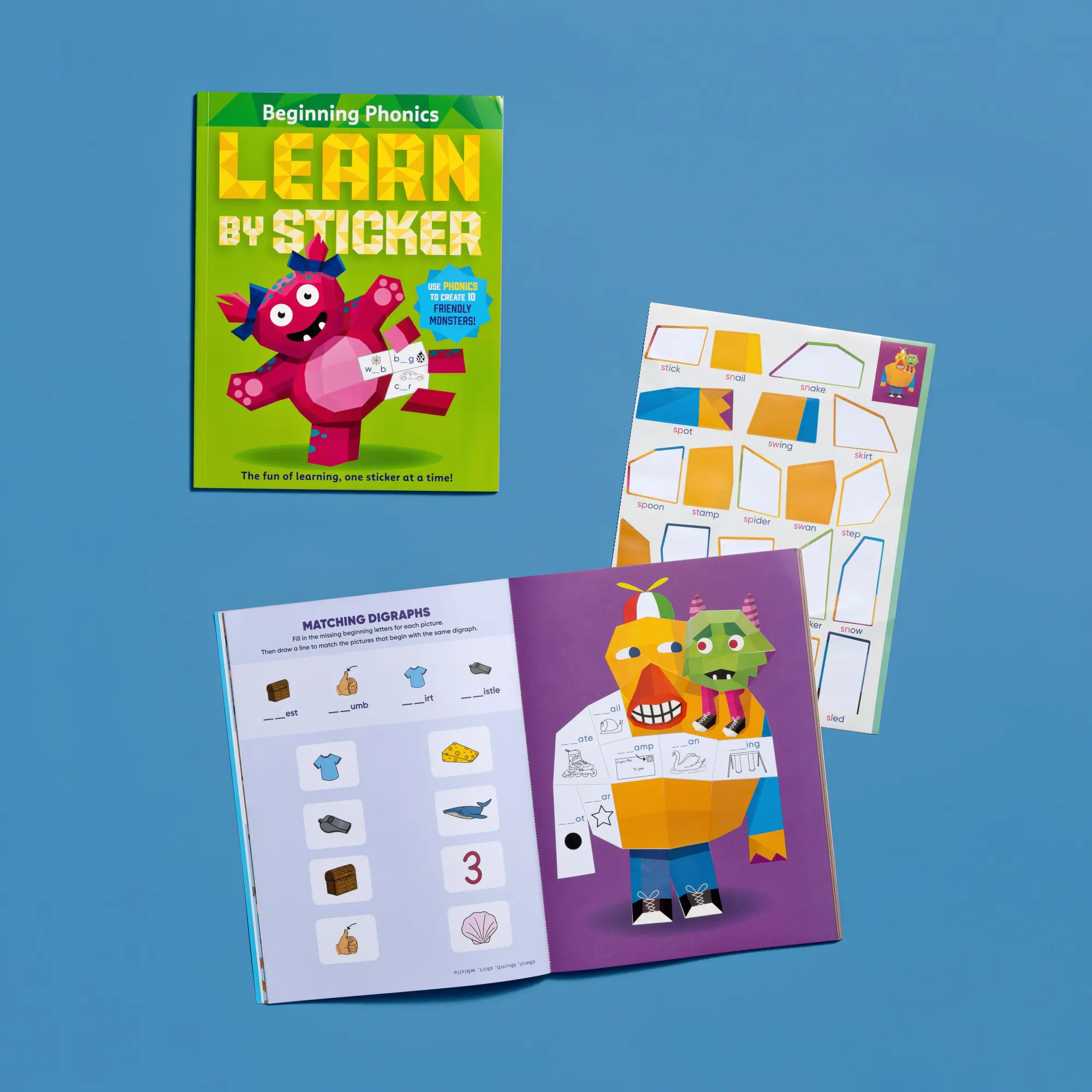 Bild: 9781523519798 | Learn by Sticker: Beginning Phonics | Workman Publishing | Taschenbuch