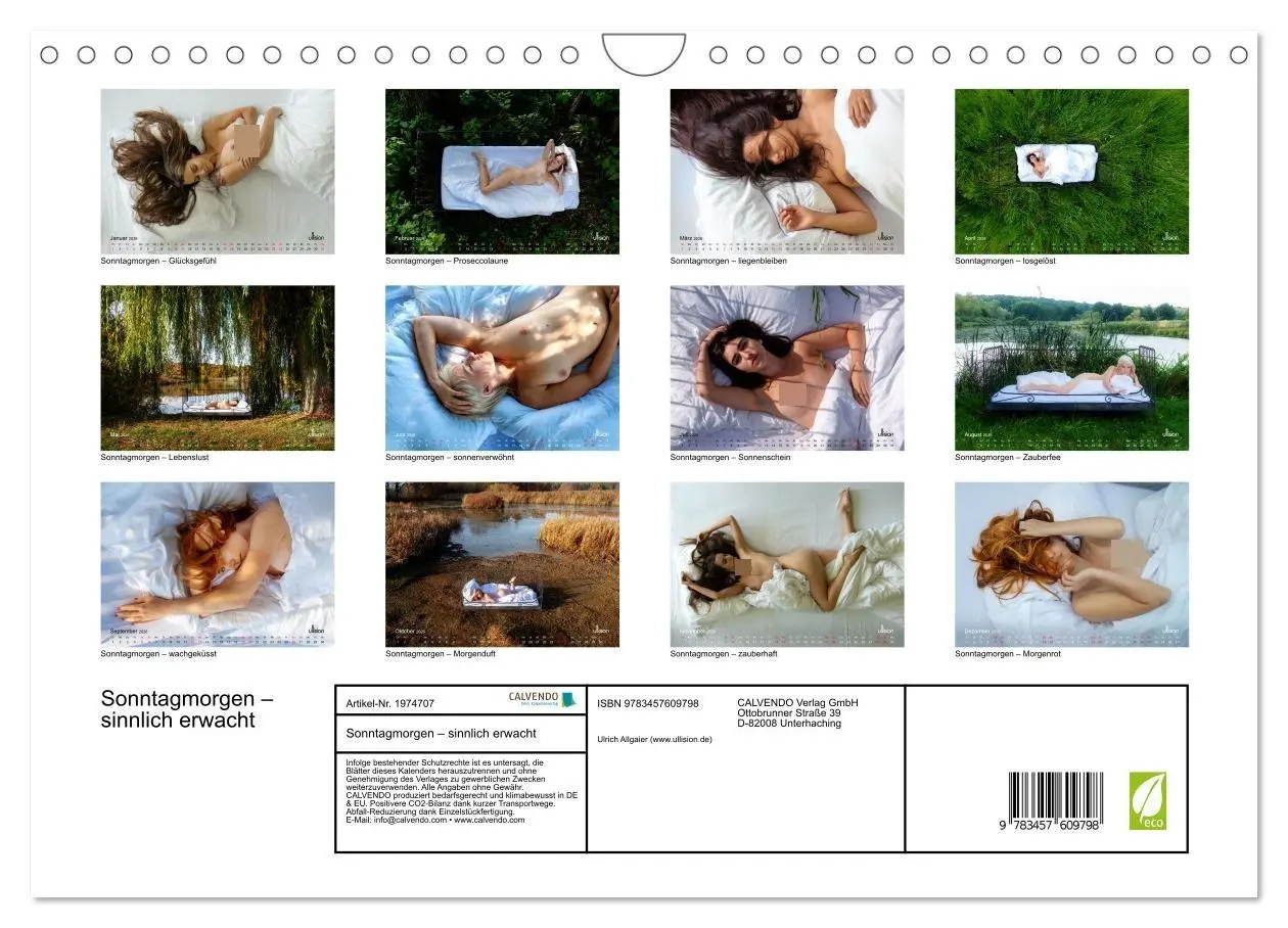Bild: 9783457609798 | Sonntagmorgen - sinnlich erwacht (Wandkalender 2026 DIN A4 quer),...
