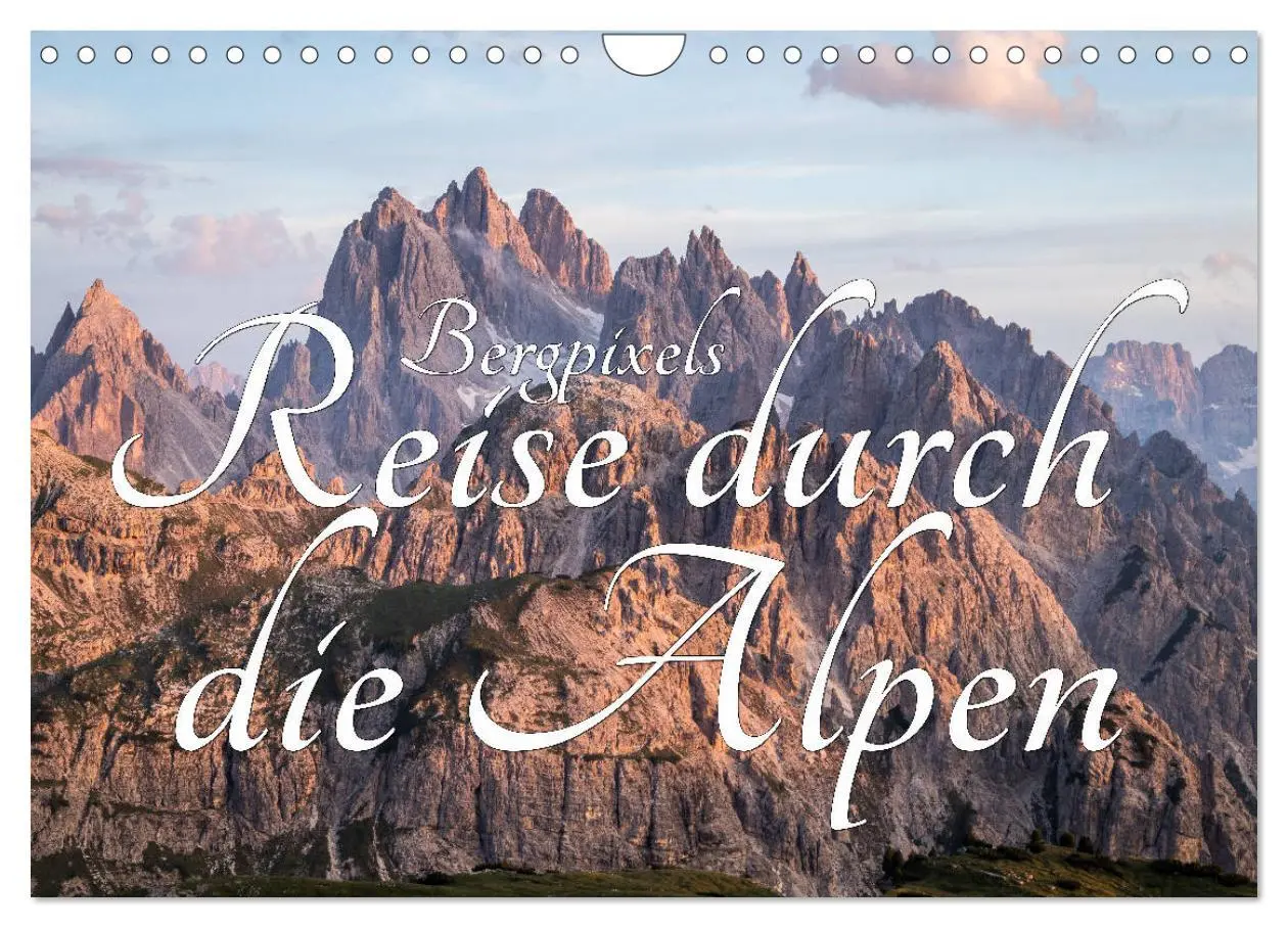 Cover: 9783457779798 | Bergpixel´s Reise durch die Alpen (Wandkalender 2026 DIN A4 quer),...
