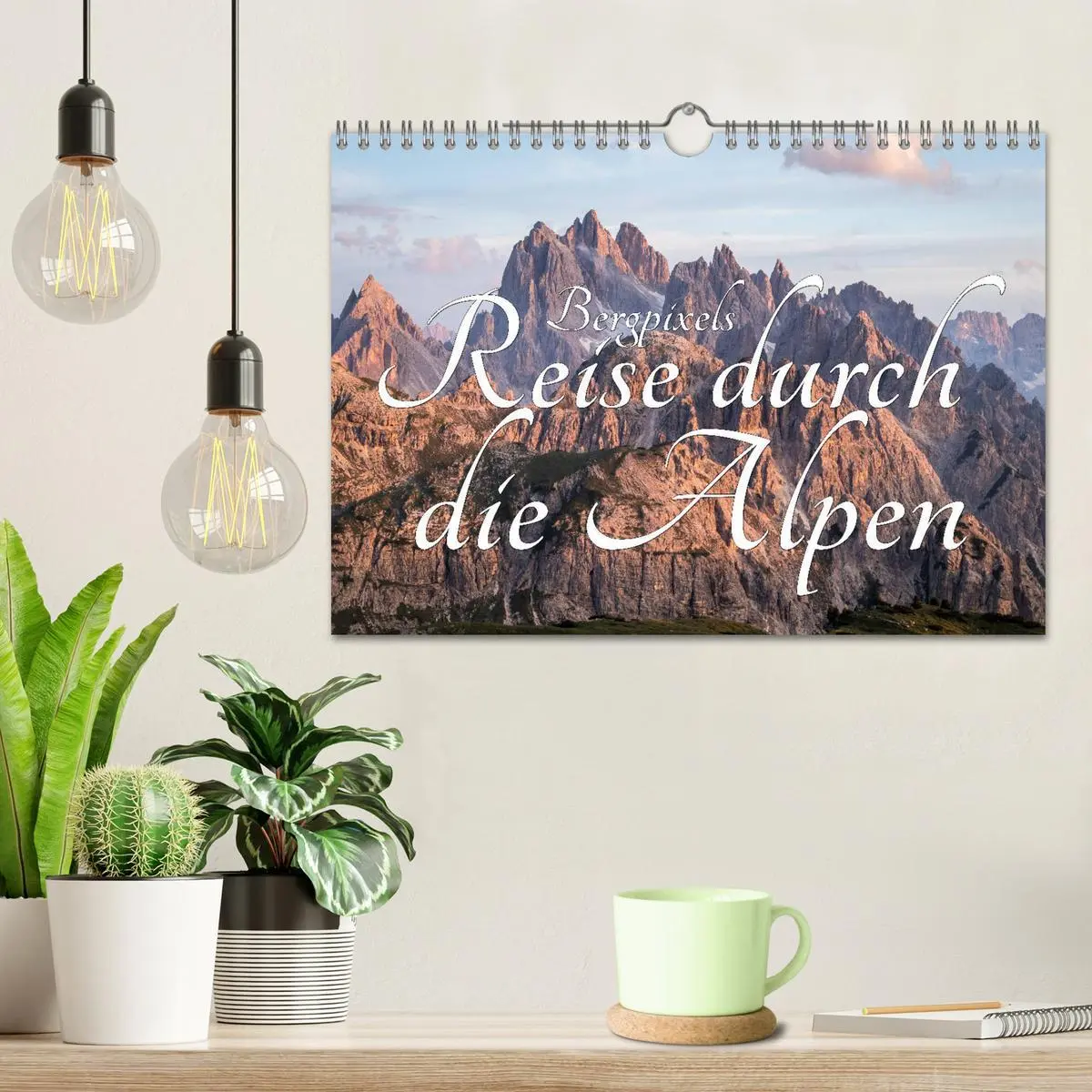 Bild: 9783457779798 | Bergpixel´s Reise durch die Alpen (Wandkalender 2026 DIN A4 quer),...