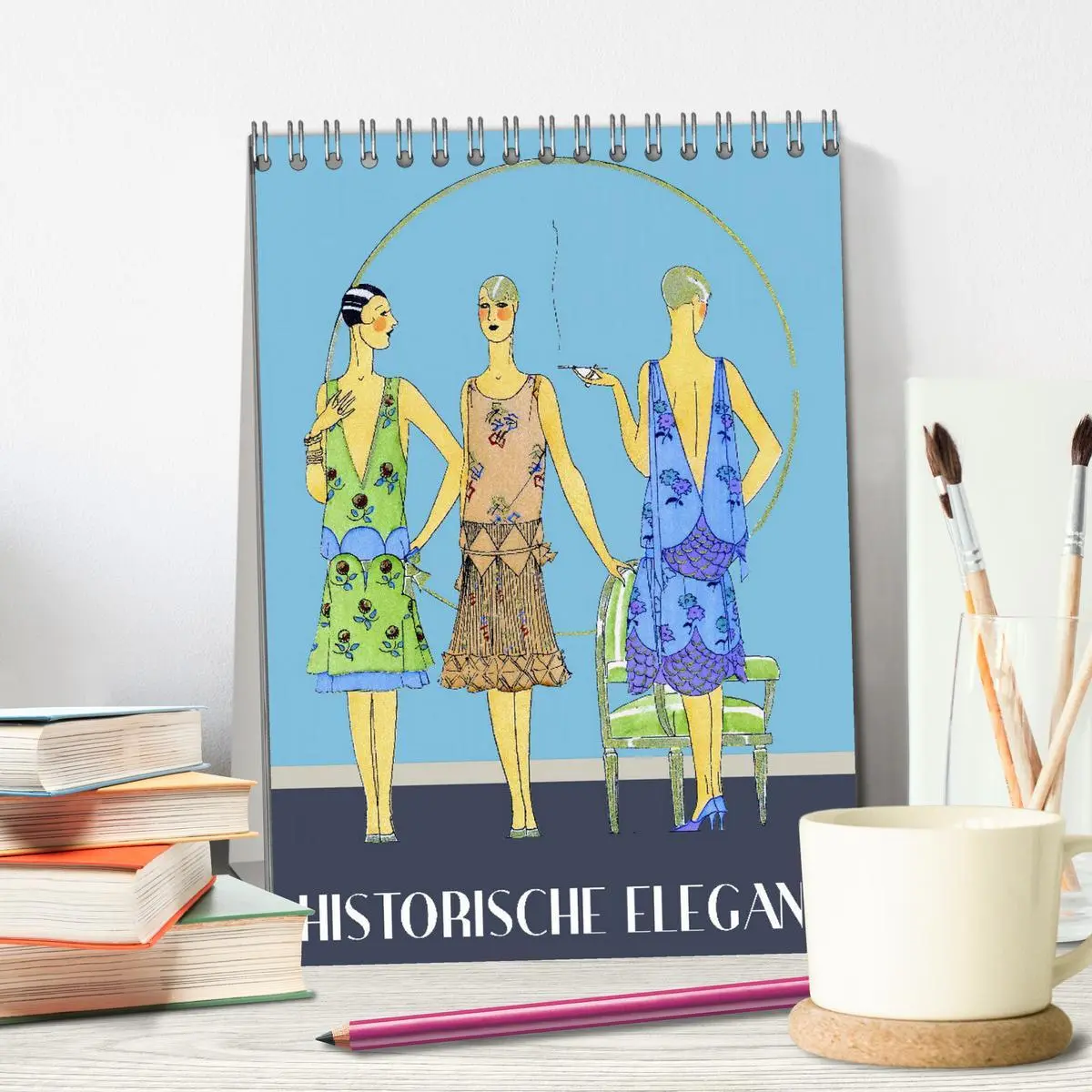 Bild: 9783516249798 | Historische Eleganz (Tischkalender 2026 DIN A5 hoch), CALVENDO...