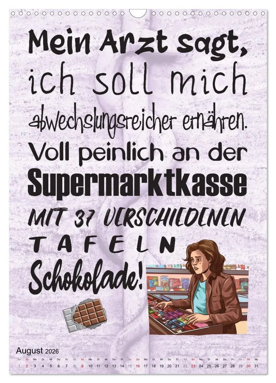 Bild: 9783516319798 | Spaß im Wartezimmer (Wandkalender 2026 DIN A3 hoch), CALVENDO...