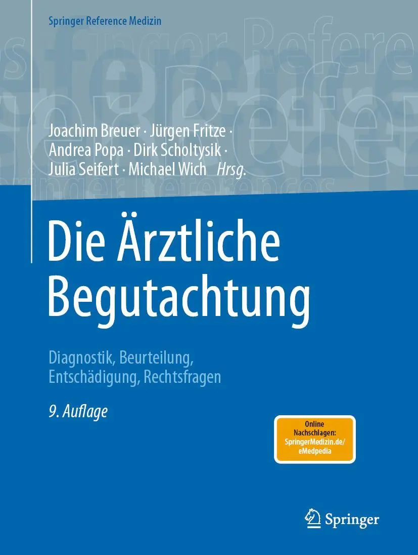 Cover: 9783662609798 | Die Ärztliche Begutachtung | Jürgen Fritze (u. a.) | Buch | xxiii