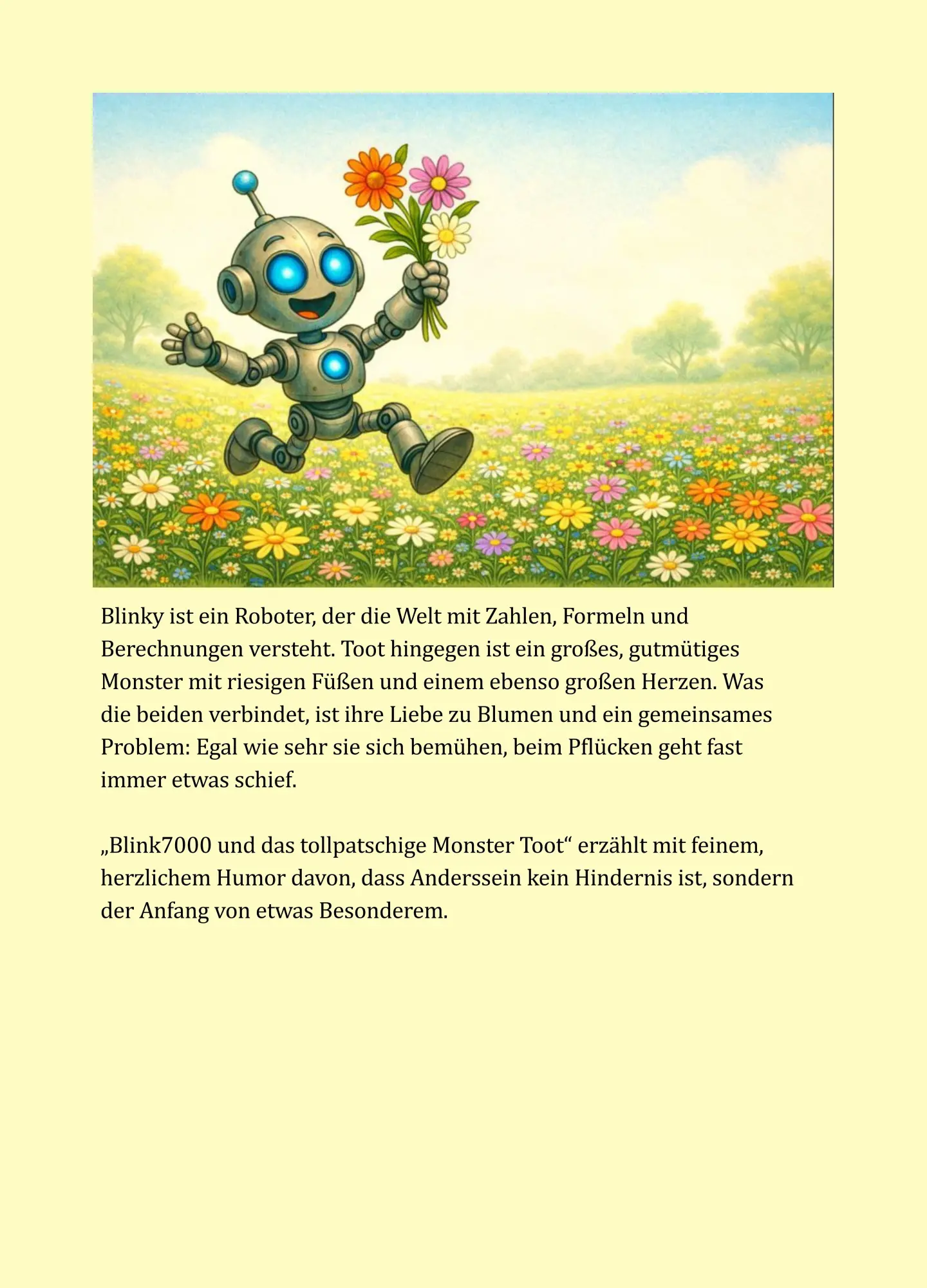 Rückseite: 9783982619798 | Blink 7000 und das tollpatschige Monster Toot | Peggy Liebenow | Buch