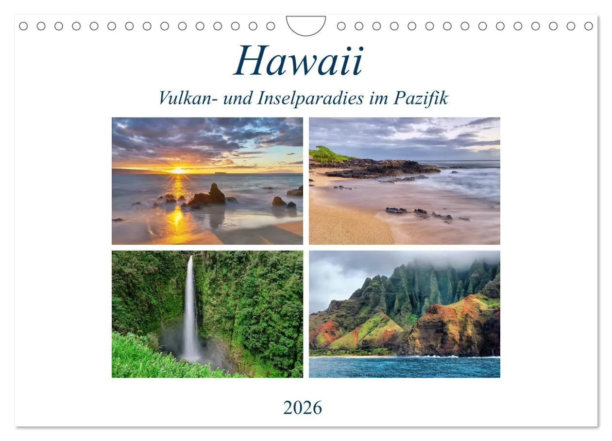 Cover: 9783457769898 | Hawaii - Vulkan- und Inselparadies im Pazifik (Wandkalender 2026...