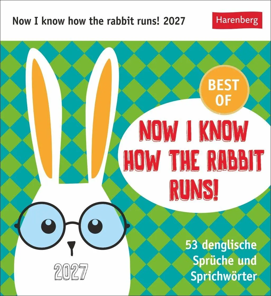 Cover: 9783840039898 | Now I know how the rabbit runs Postkartenkalender 2027 - 53...