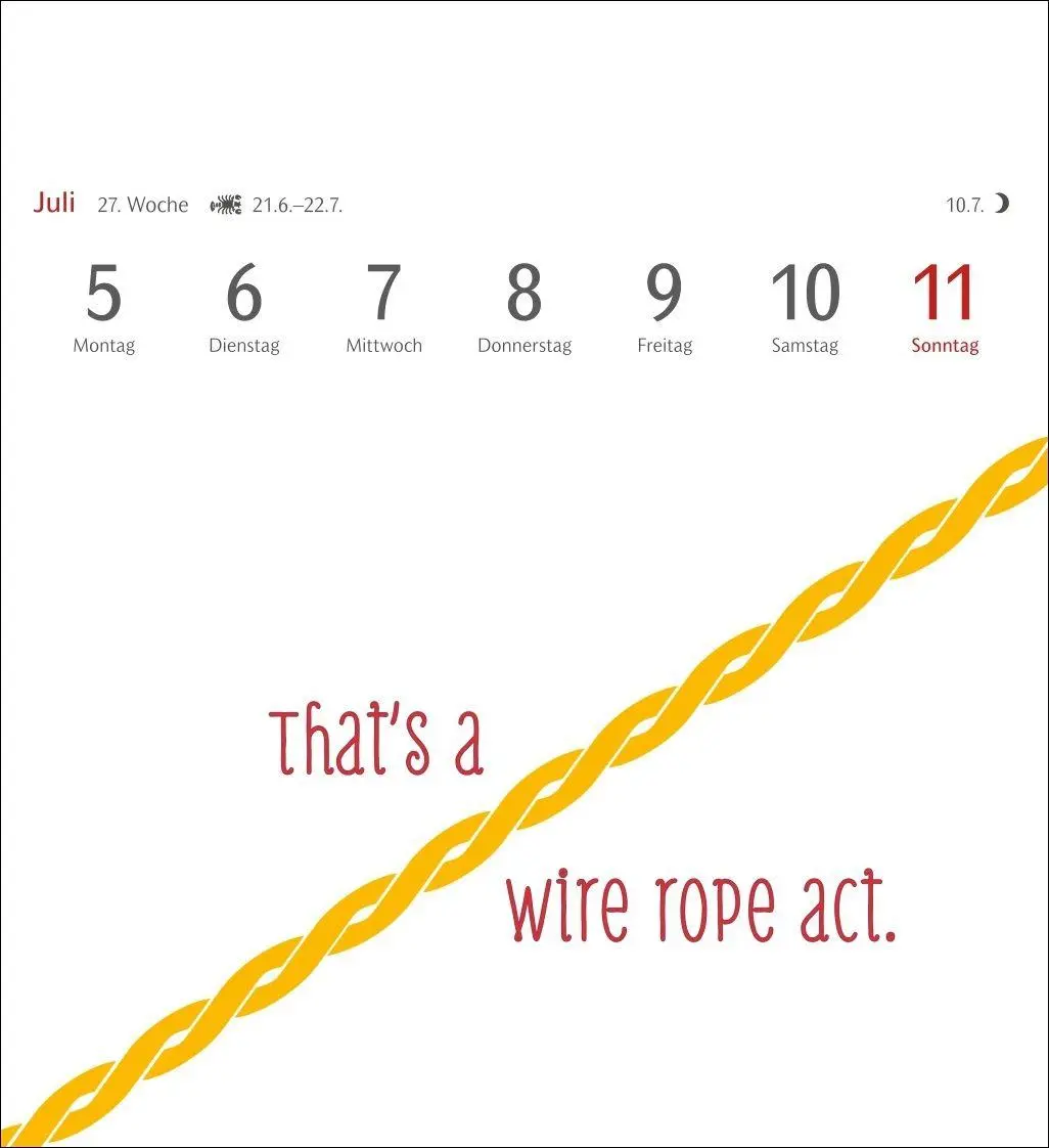 Bild: 9783840039898 | Now I know how the rabbit runs Postkartenkalender 2027 - 53...
