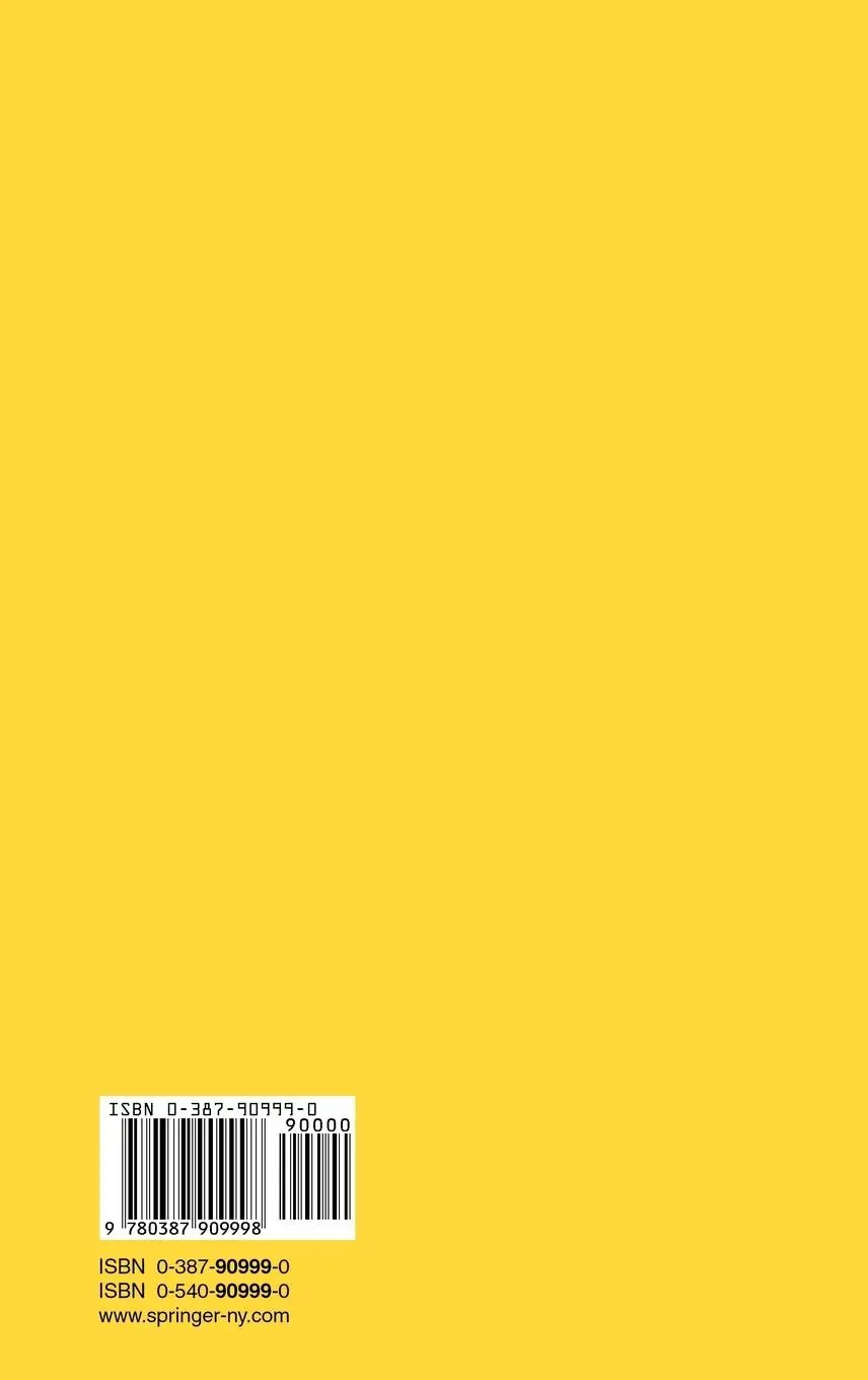 Rückseite: 9780387909998 | Singularities and Groups in Bifurcation Theory | Volume I | Buch