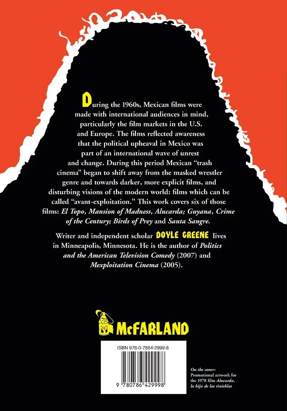Rückseite: 9780786429998 | The Mexican Cinema of Darkness | Doyle Greene | Taschenbuch | Englisch