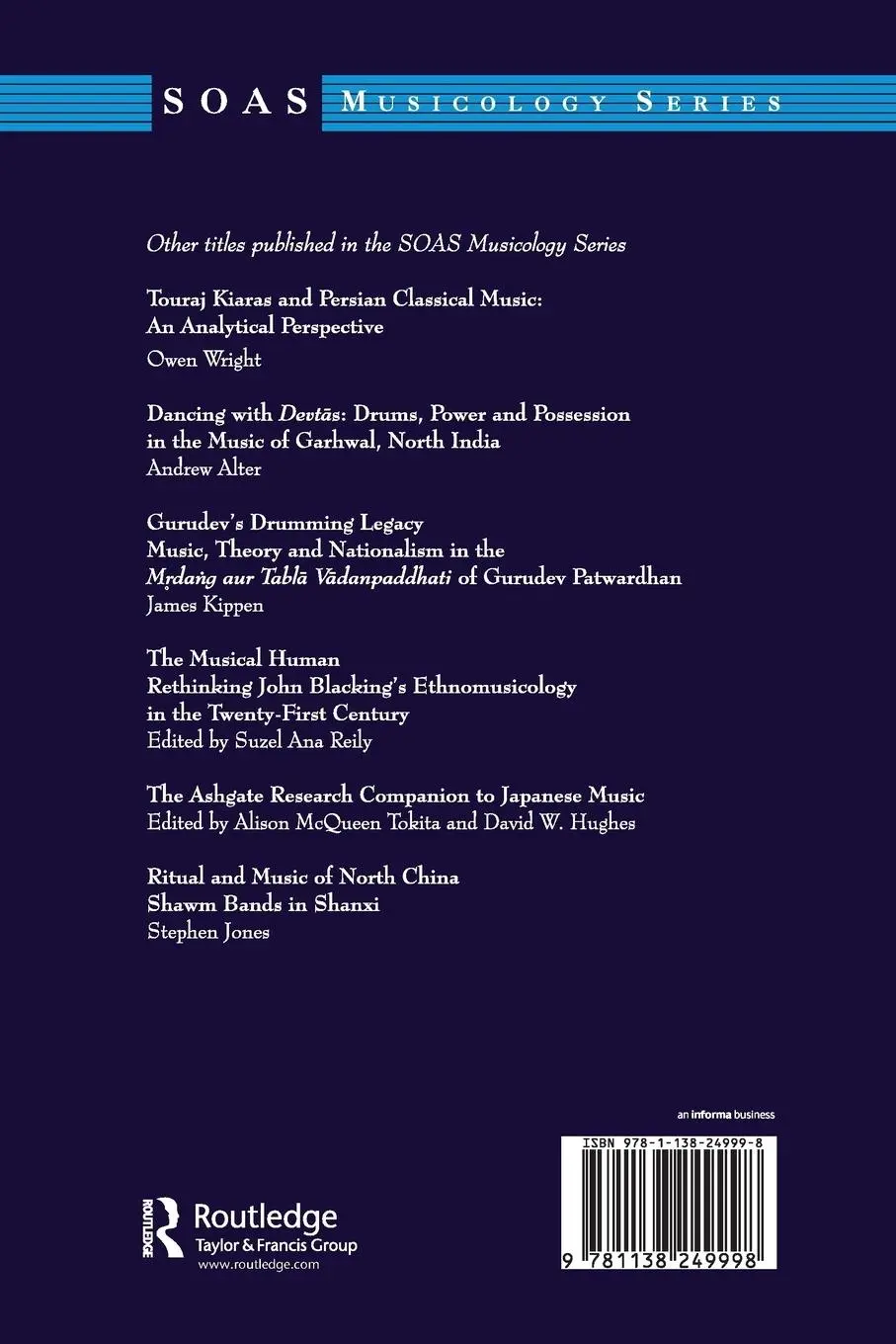 Rückseite: 9781138249998 | Music and the Play of Power in the Middle East, North Africa and...