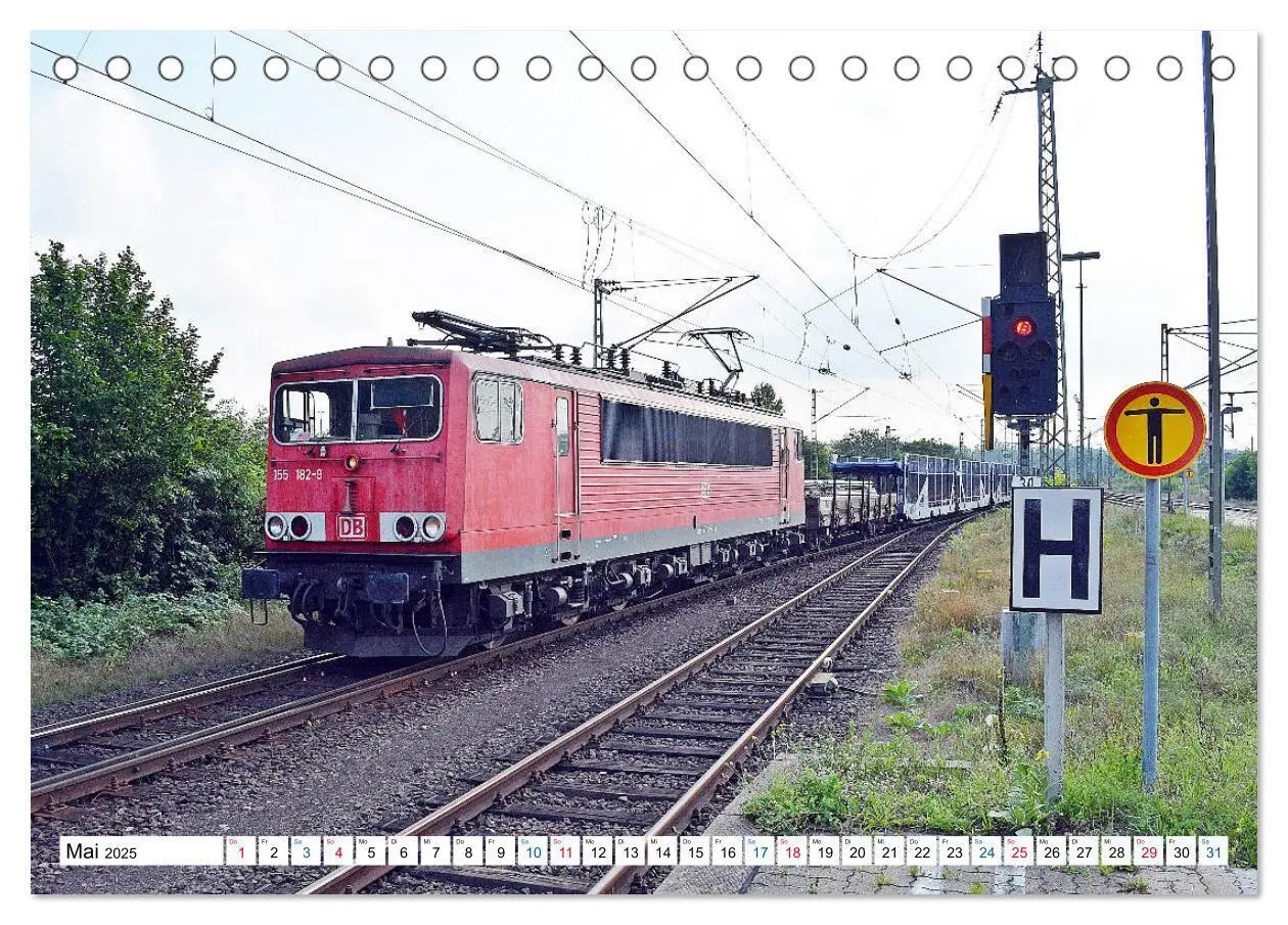 Bild: 9783435359998 | Die Baureihe 250 - Reichsbahnlok in DB-Diensten (Tischkalender 2025...