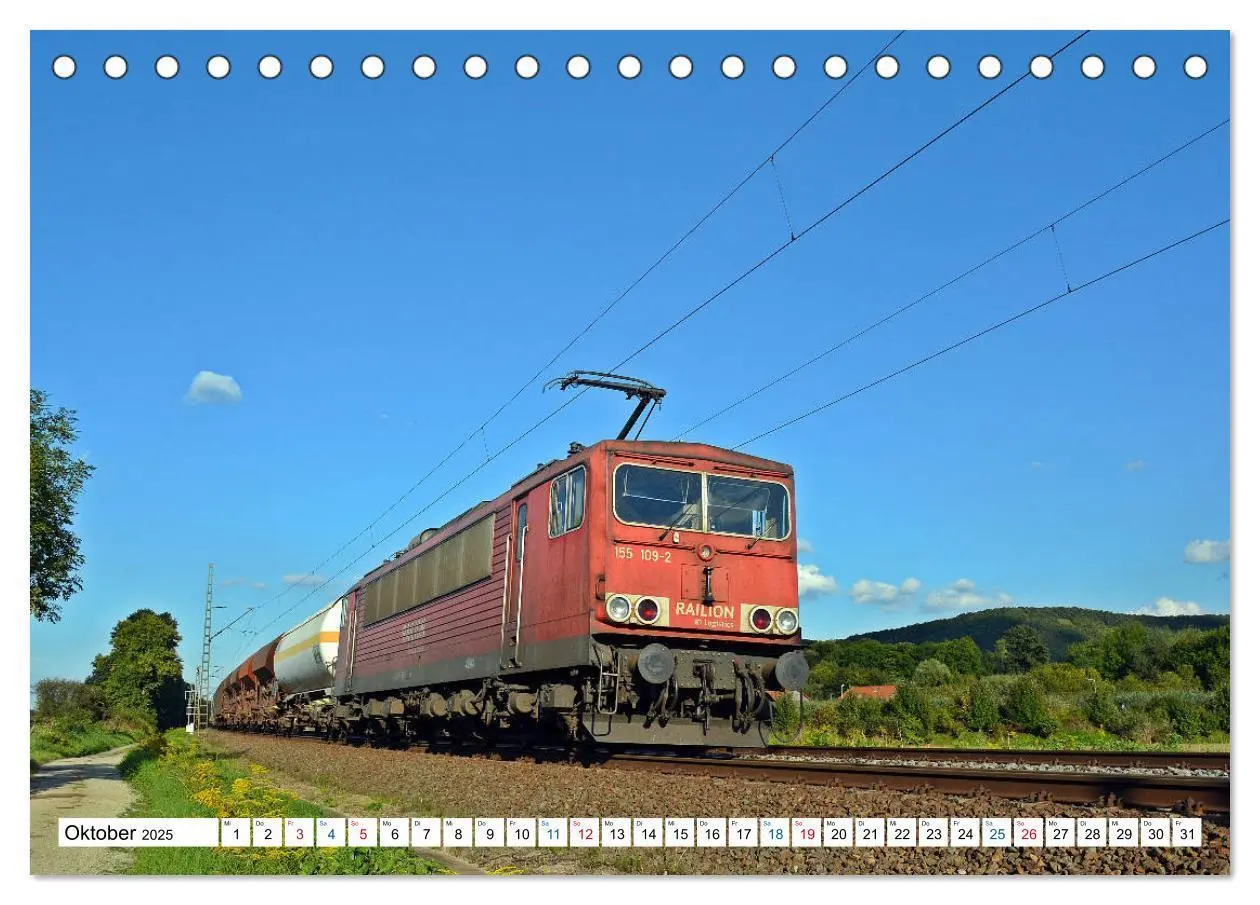 Bild: 9783435359998 | Die Baureihe 250 - Reichsbahnlok in DB-Diensten (Tischkalender 2025...