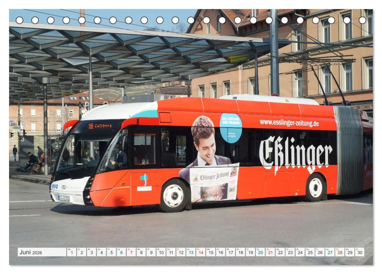 Bild: 9783457519998 | Historische und moderne Busse (Tischkalender 2026 DIN A5 quer),...