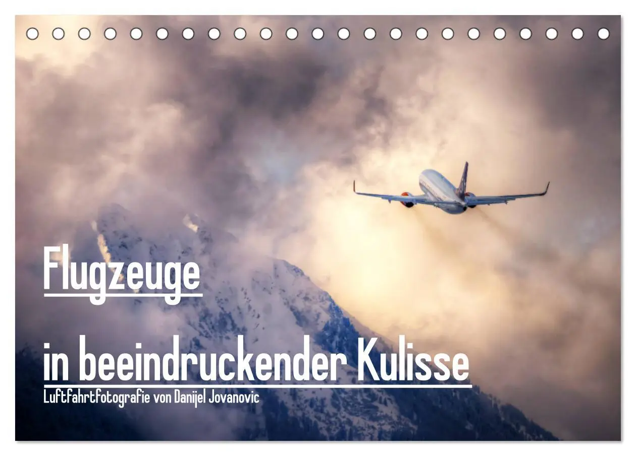Cover: 9783457689998 | Flugzeuge in beeindruckender Kulisse (Tischkalender 2026 DIN A5...