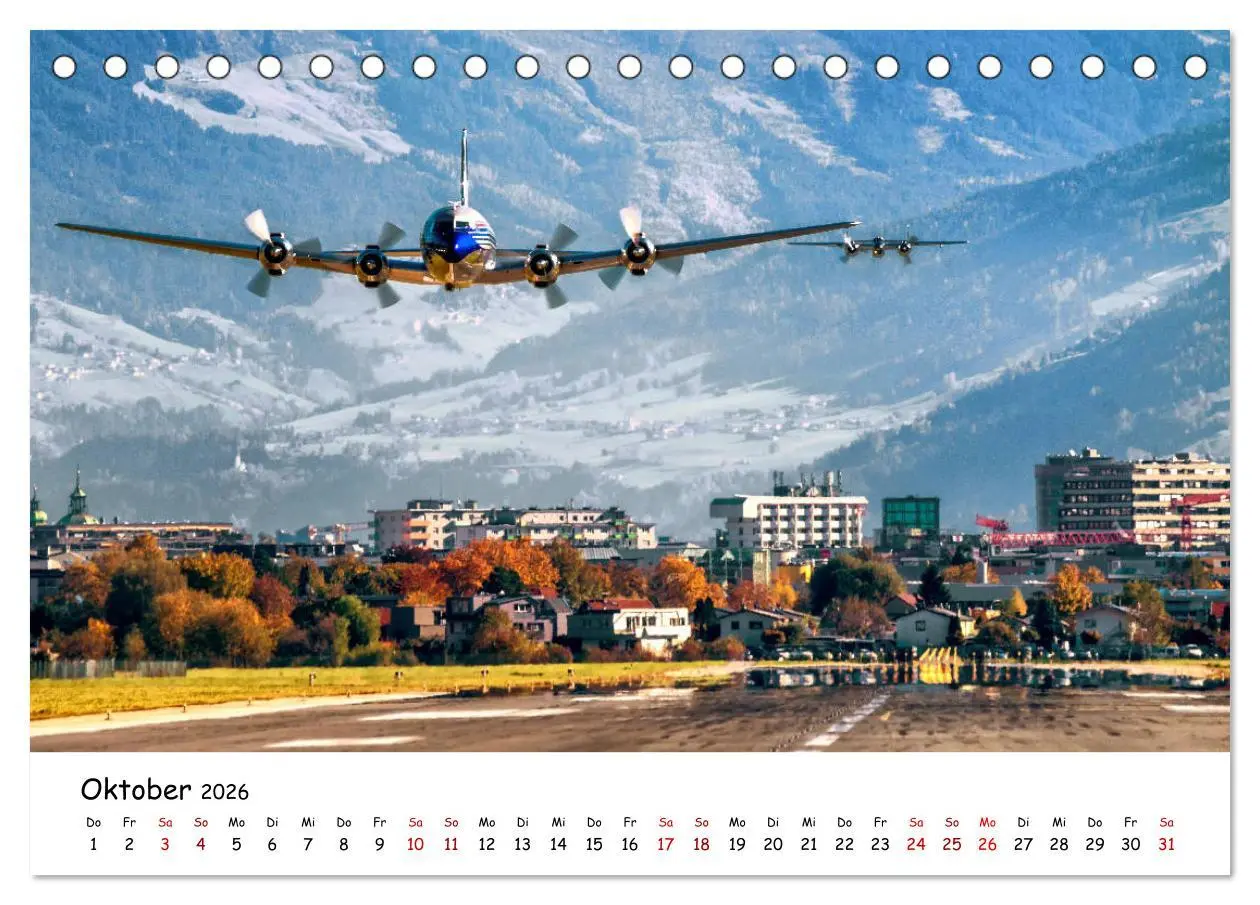 Bild: 9783457689998 | Flugzeuge in beeindruckender Kulisse (Tischkalender 2026 DIN A5...