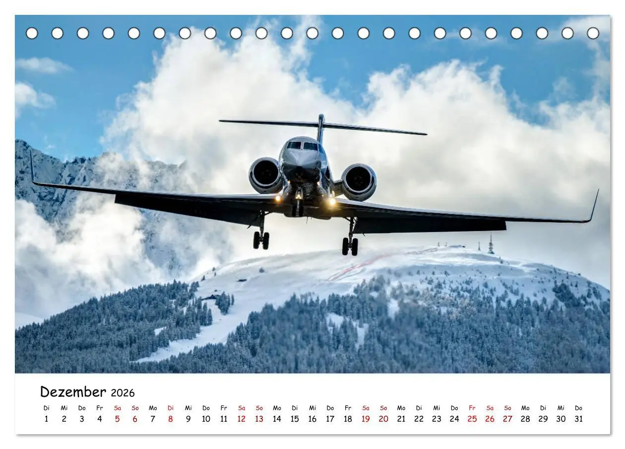 Bild: 9783457689998 | Flugzeuge in beeindruckender Kulisse (Tischkalender 2026 DIN A5...