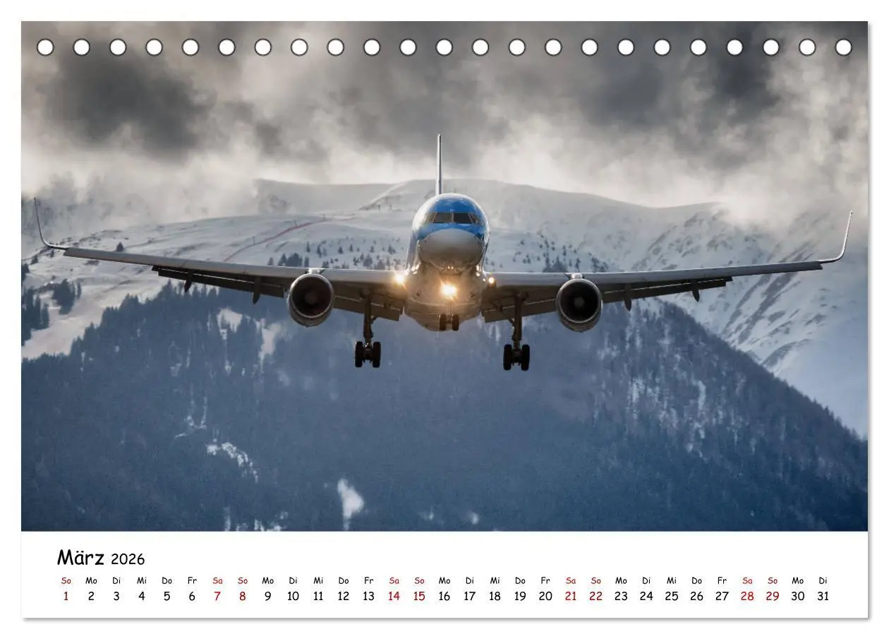 Bild: 9783457689998 | Flugzeuge in beeindruckender Kulisse (Tischkalender 2026 DIN A5...