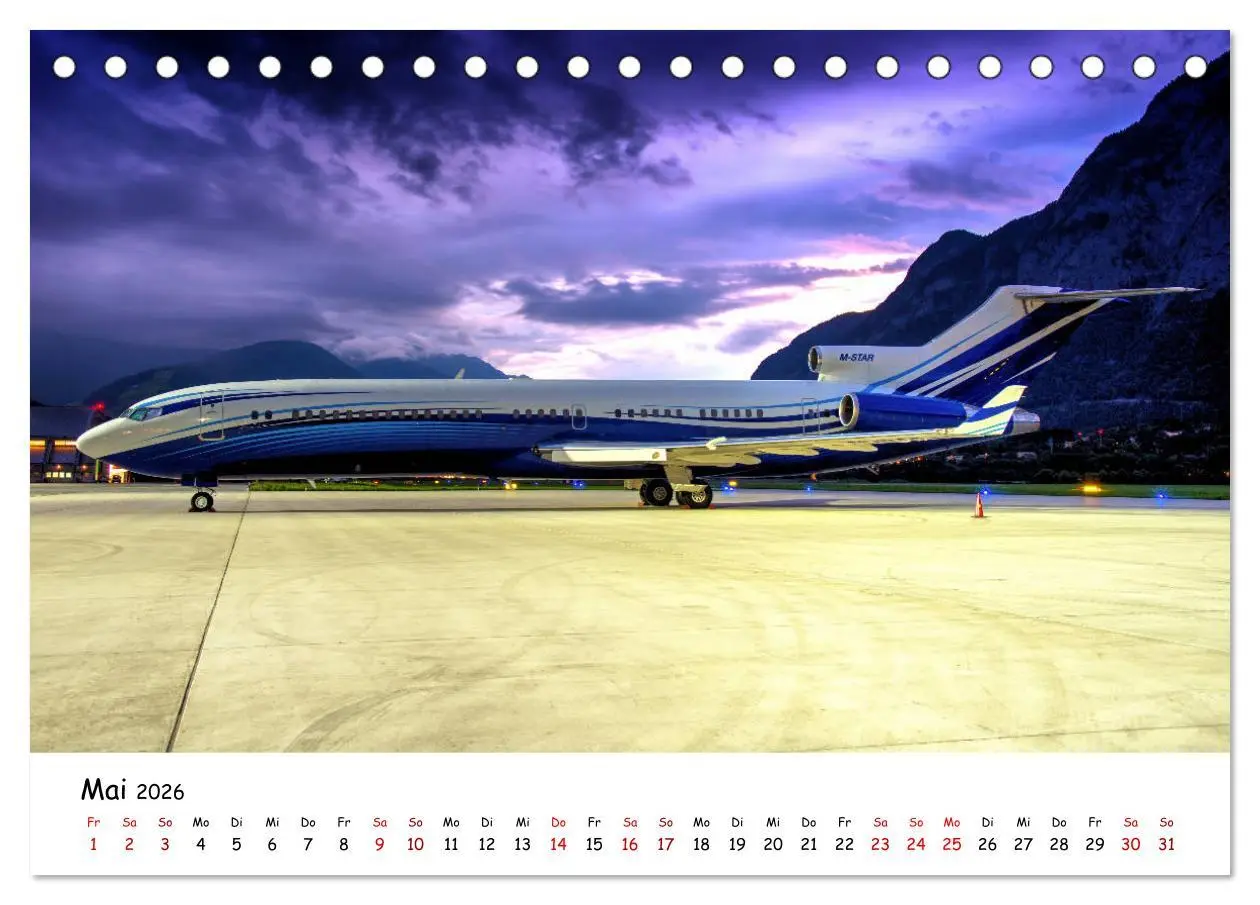 Bild: 9783457689998 | Flugzeuge in beeindruckender Kulisse (Tischkalender 2026 DIN A5...