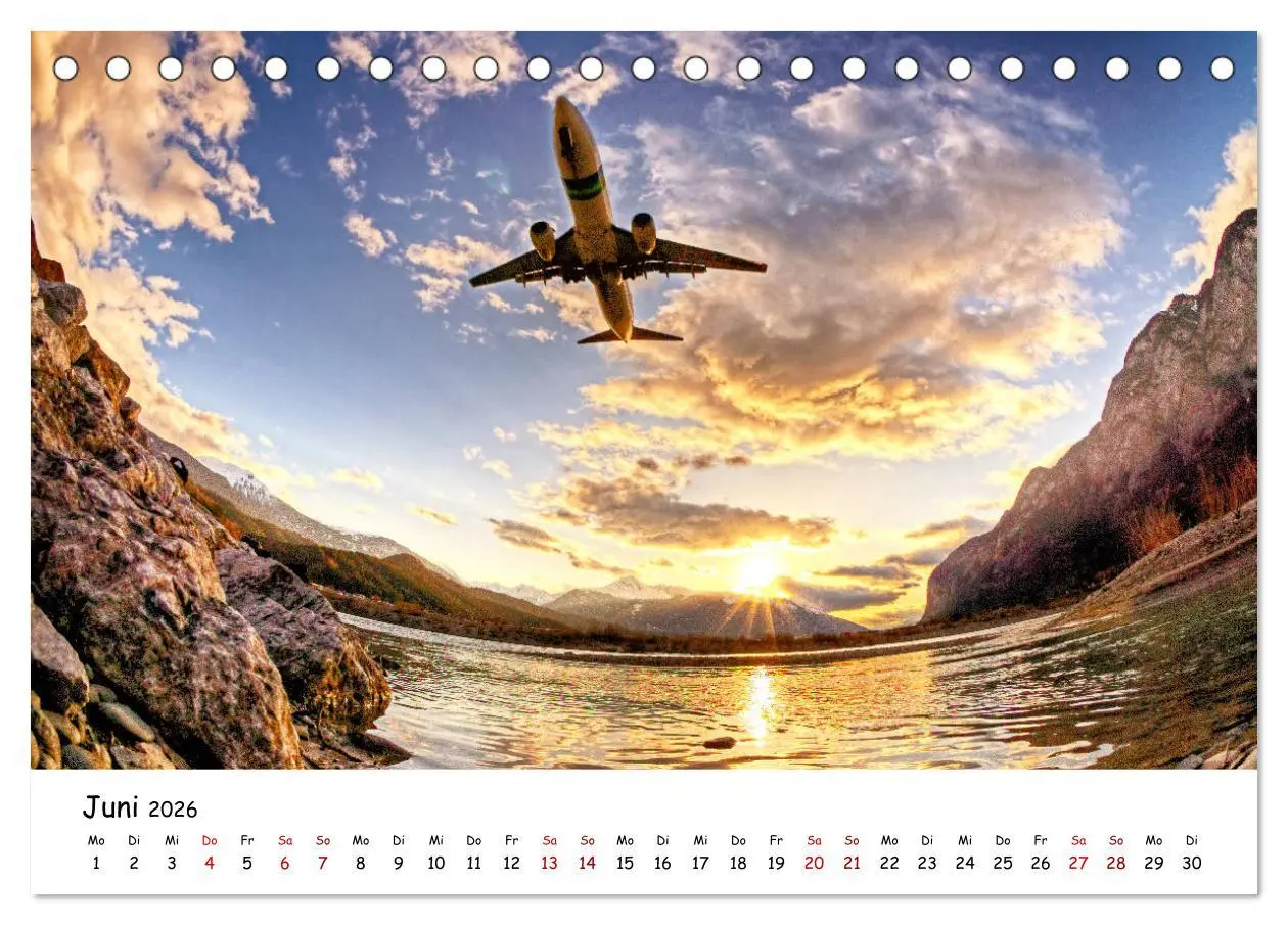 Bild: 9783457689998 | Flugzeuge in beeindruckender Kulisse (Tischkalender 2026 DIN A5...