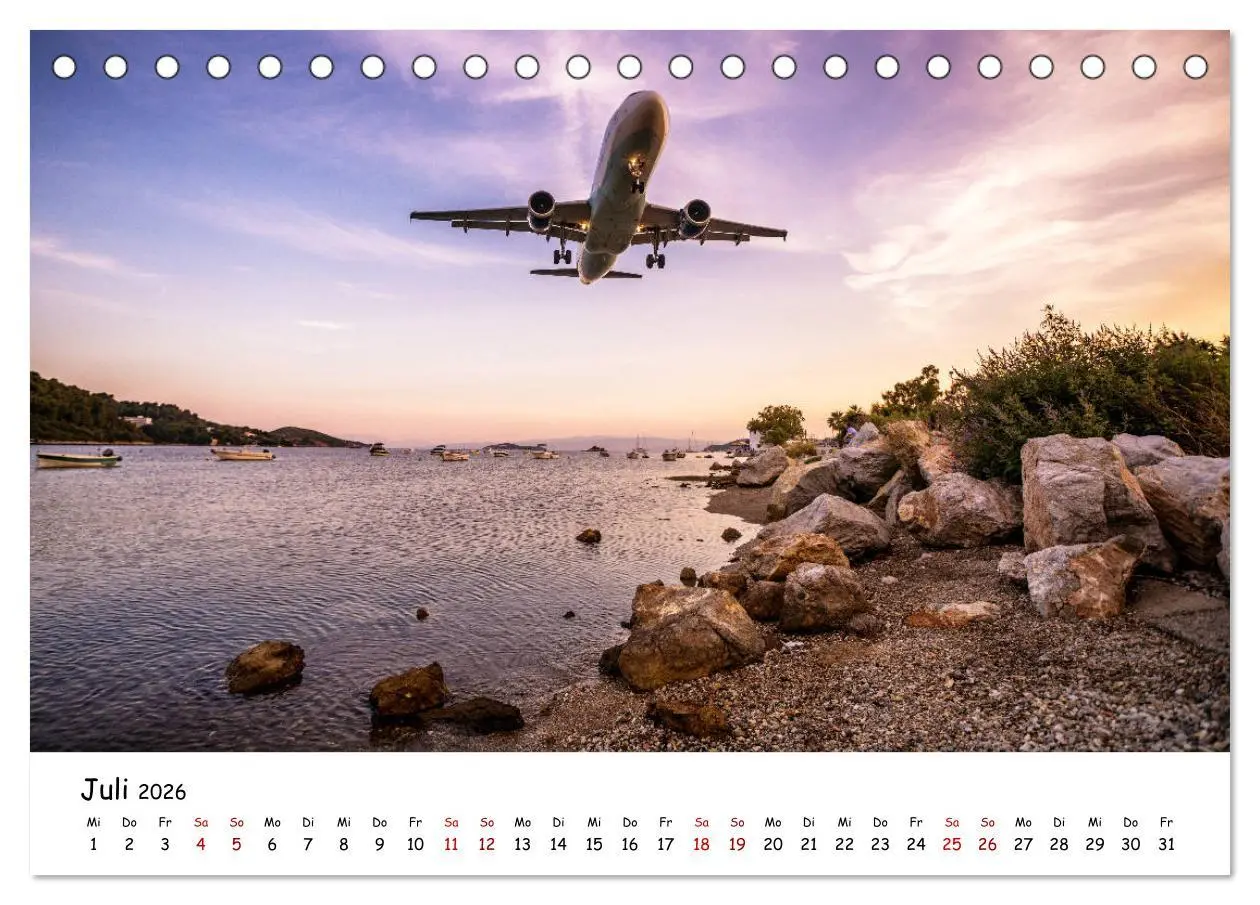 Bild: 9783457689998 | Flugzeuge in beeindruckender Kulisse (Tischkalender 2026 DIN A5...