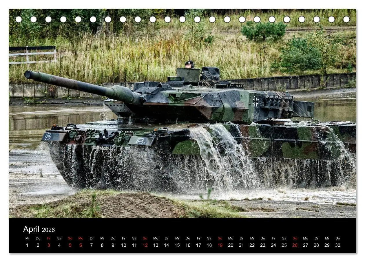 Bild: 9783516229998 | Panzerstahl auf der Heide - Das Heer legt wieder los (Tischkalender...
