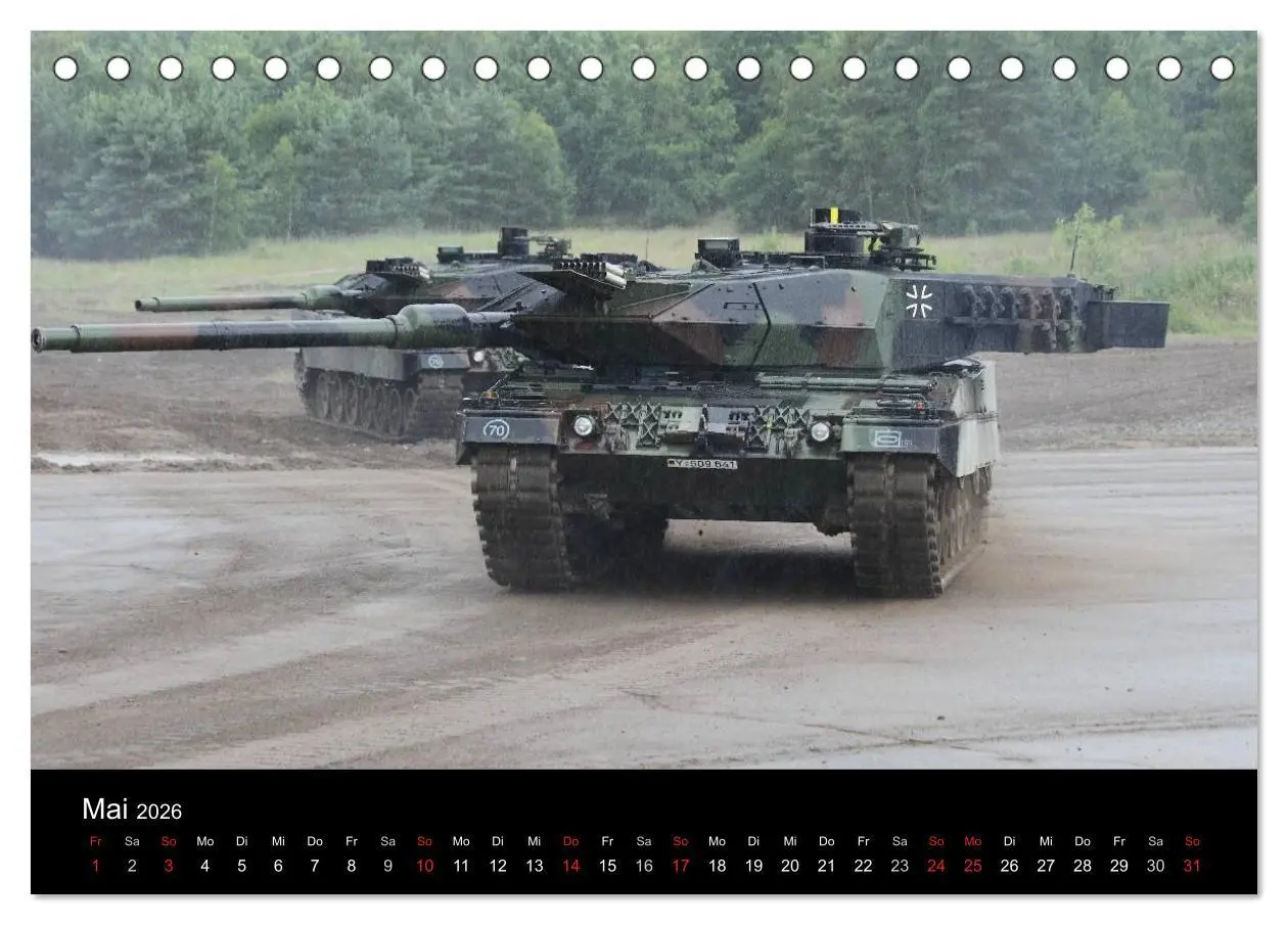 Bild: 9783516229998 | Panzerstahl auf der Heide - Das Heer legt wieder los (Tischkalender...