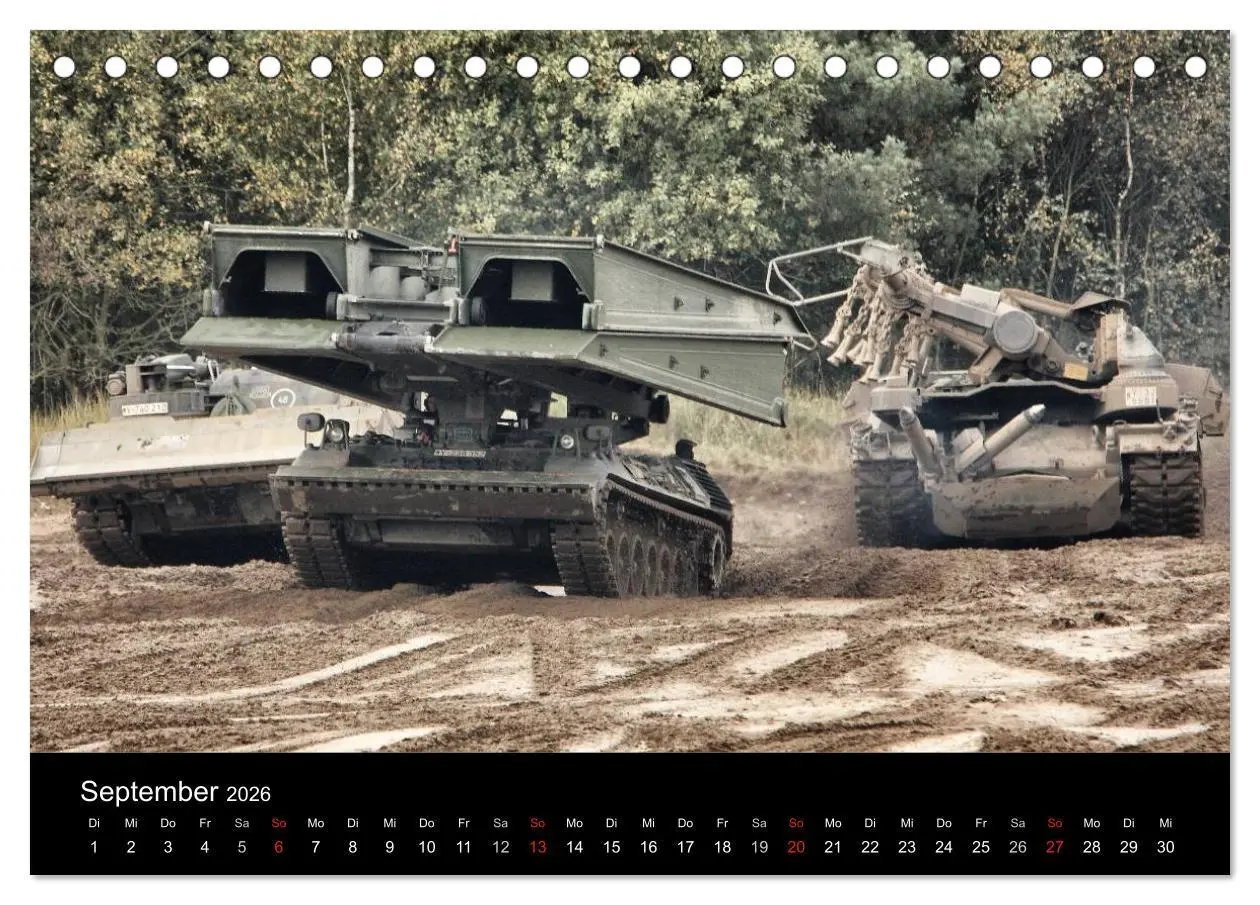 Bild: 9783516229998 | Panzerstahl auf der Heide - Das Heer legt wieder los (Tischkalender...