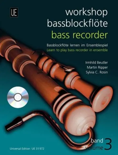 Cover: 9783702419998 | Workshop Bassblockflöte 3 mit CD | Noten Partitur und Stimmen