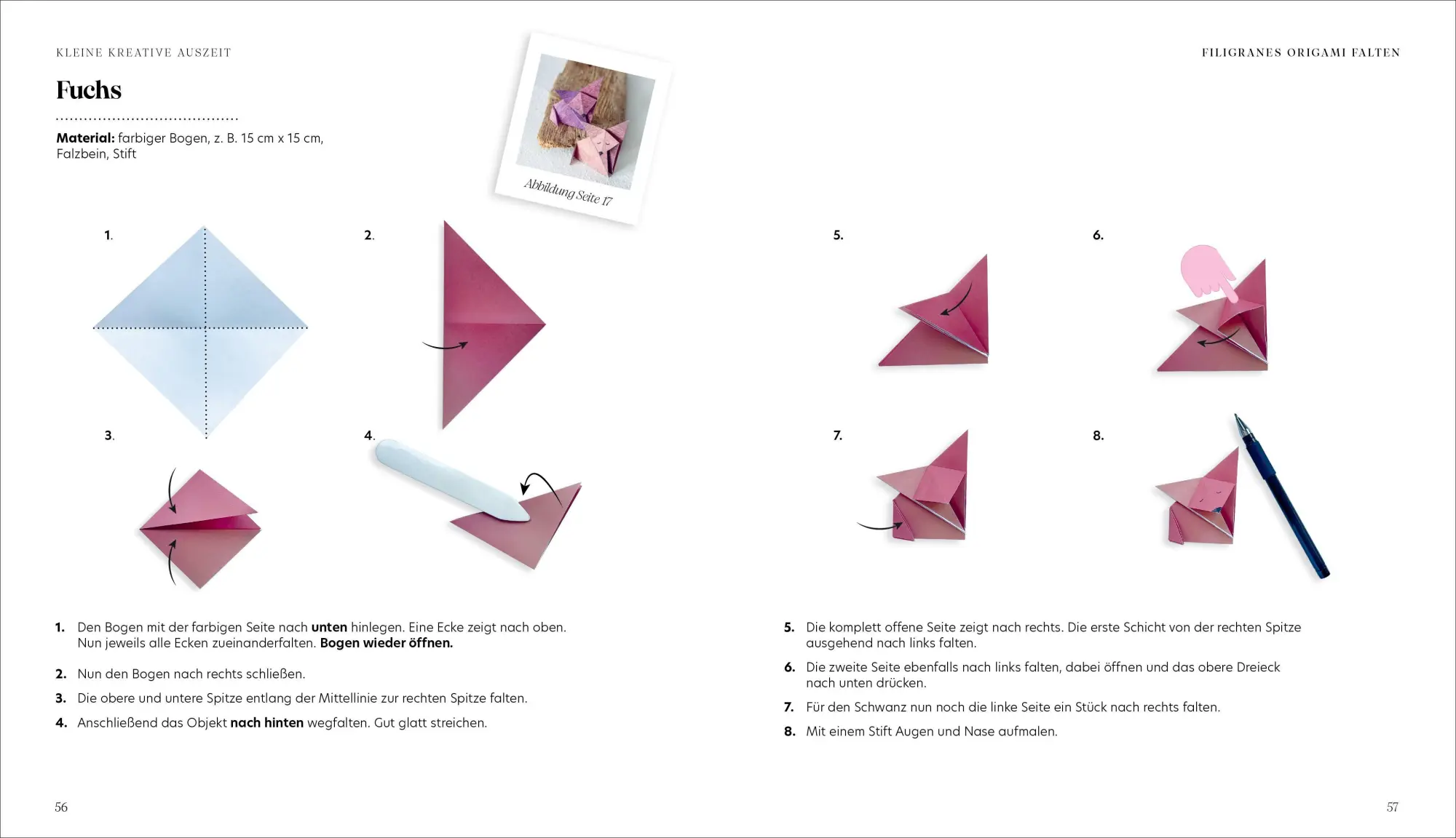 Bild: 9783838839998 | Kleine kreative Auszeit: filigranes Origami | Ina Mielkau | Buch