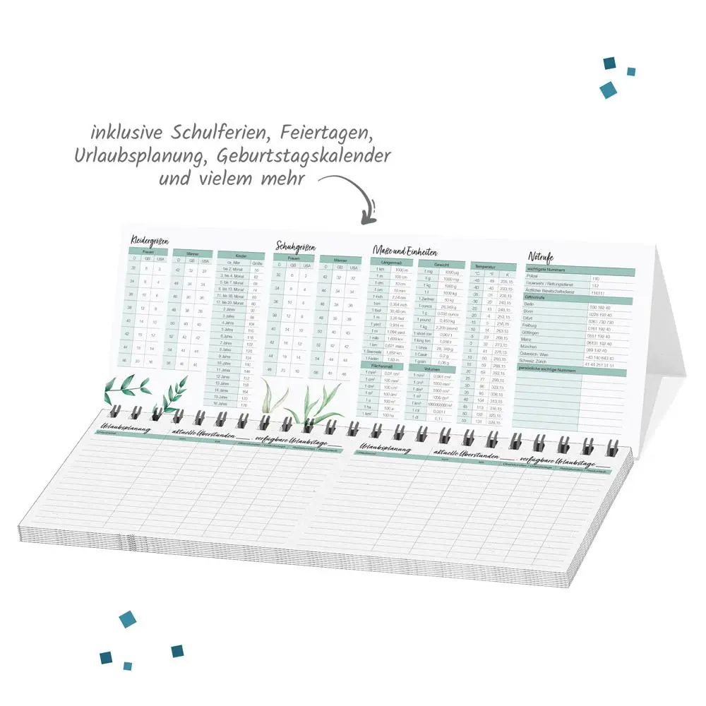 Bild: 4251901510099 | Trötsch Wochenplaner zum Aufstellen Natur 2026 | KG | Kalender | 2026