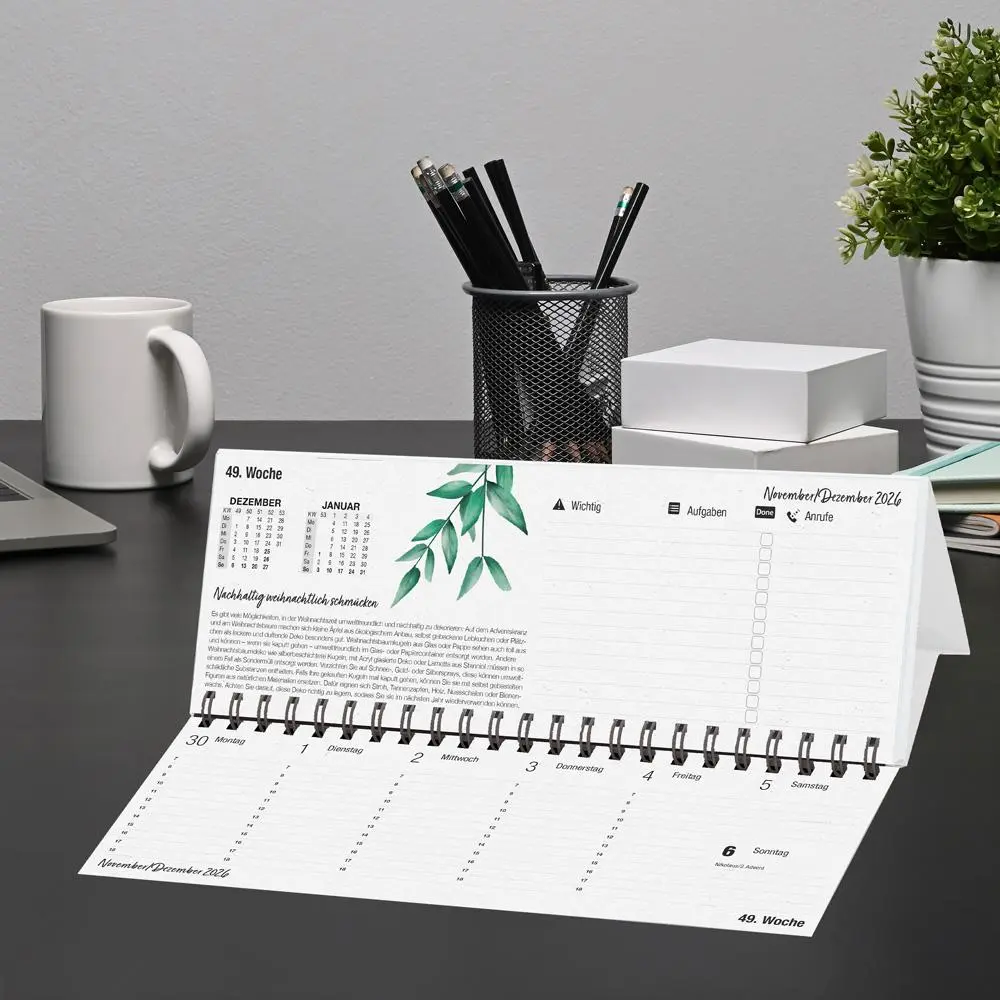Bild: 4251901510099 | Trötsch Wochenplaner zum Aufstellen Natur 2026 | KG | Kalender | 2026