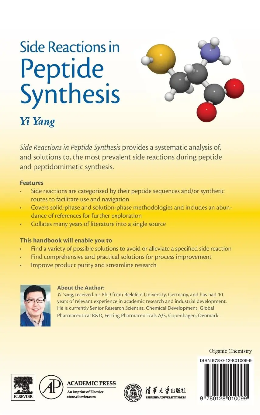 Rückseite: 9780128010099 | Side Reactions in Peptide Synthesis | Yi (PhD Yang | Buch | Gebunden