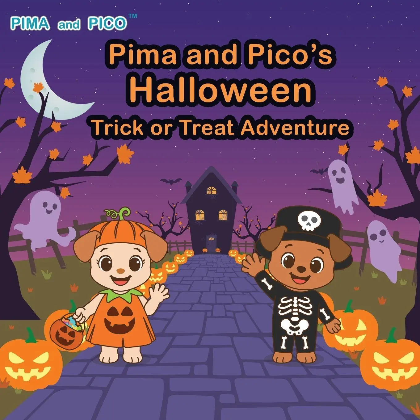 Cover: 9781961050099 | Pima and Pico's Halloween Trick or Treat Adventure | Yishaun Yang
