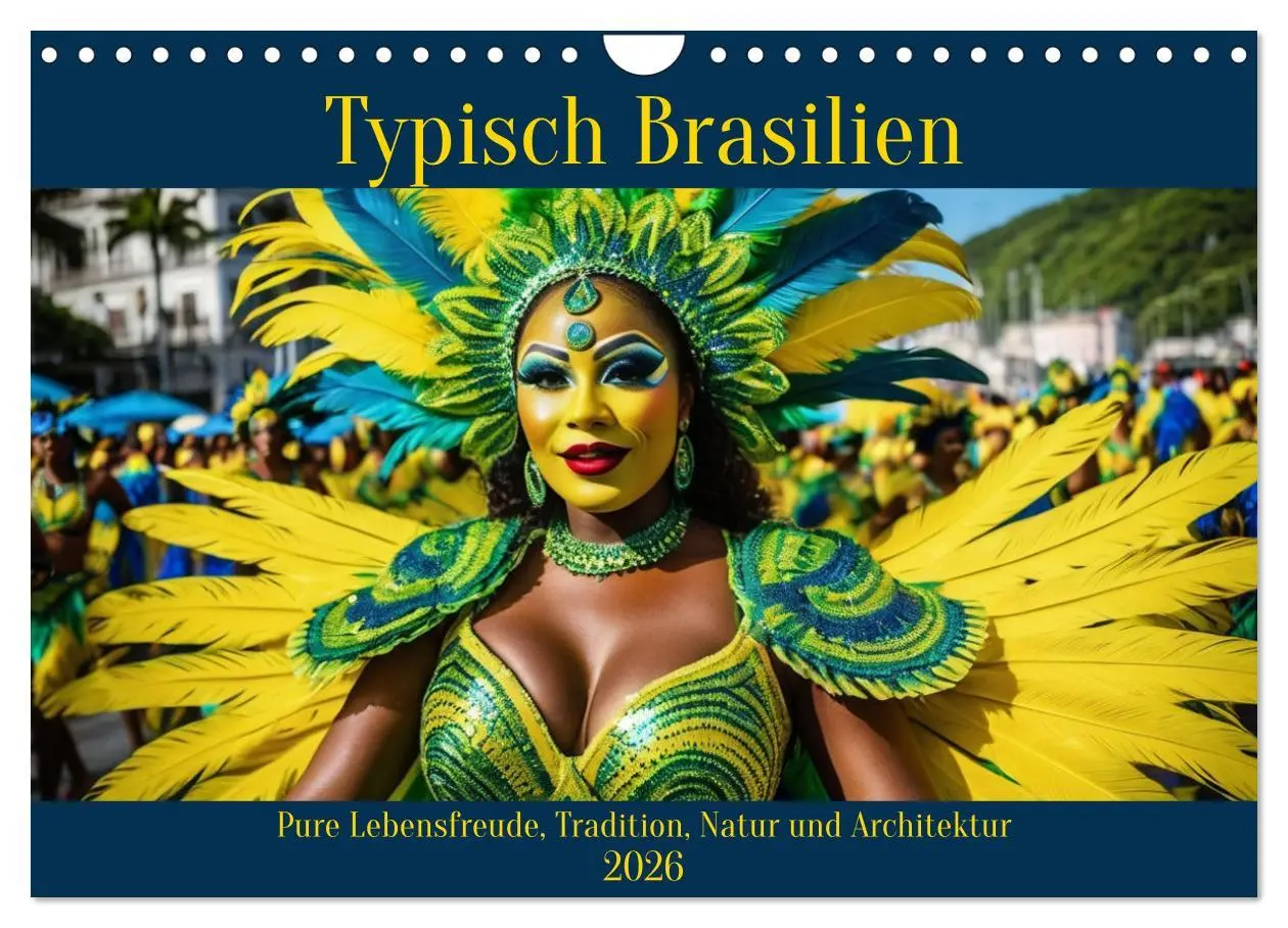 Cover: 9783457320099 | Typisch Brasilien (Wandkalender 2026 DIN A4 quer), CALVENDO...