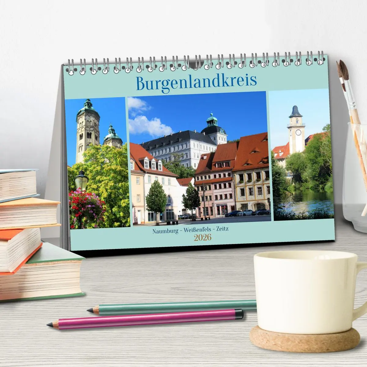 Bild: 9783457490099 | Burgenlandkreis - Naumburg, Weißenfels, Zeitz (Tischkalender 2026...