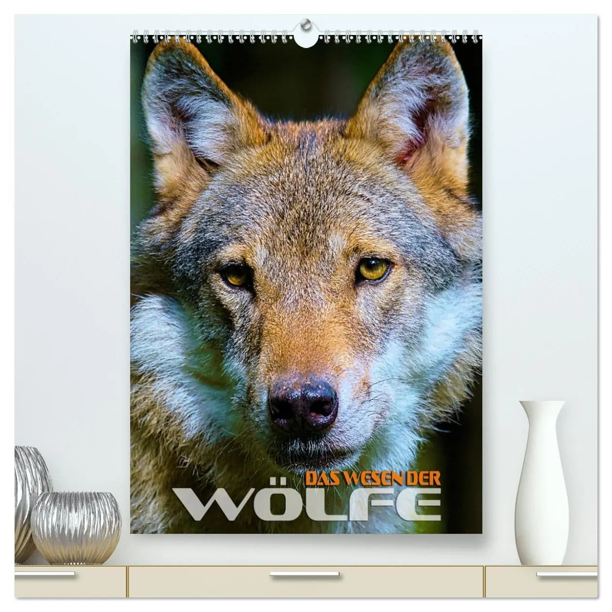 Cover: 9783516340099 | Das Wesen der Wölfe (hochwertiger Premium Wandkalender 2026 DIN A2...