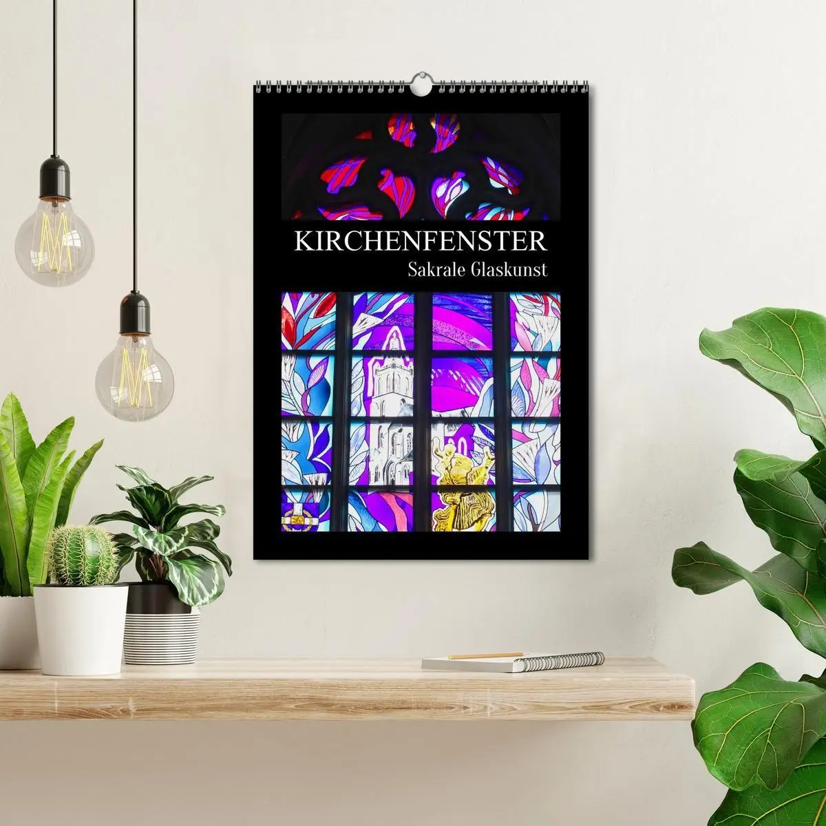 Bild: 9783569500099 | Kirchenfenster - Sakrale Glaskunst (Wandkalender 2027 DIN A3 hoch),...