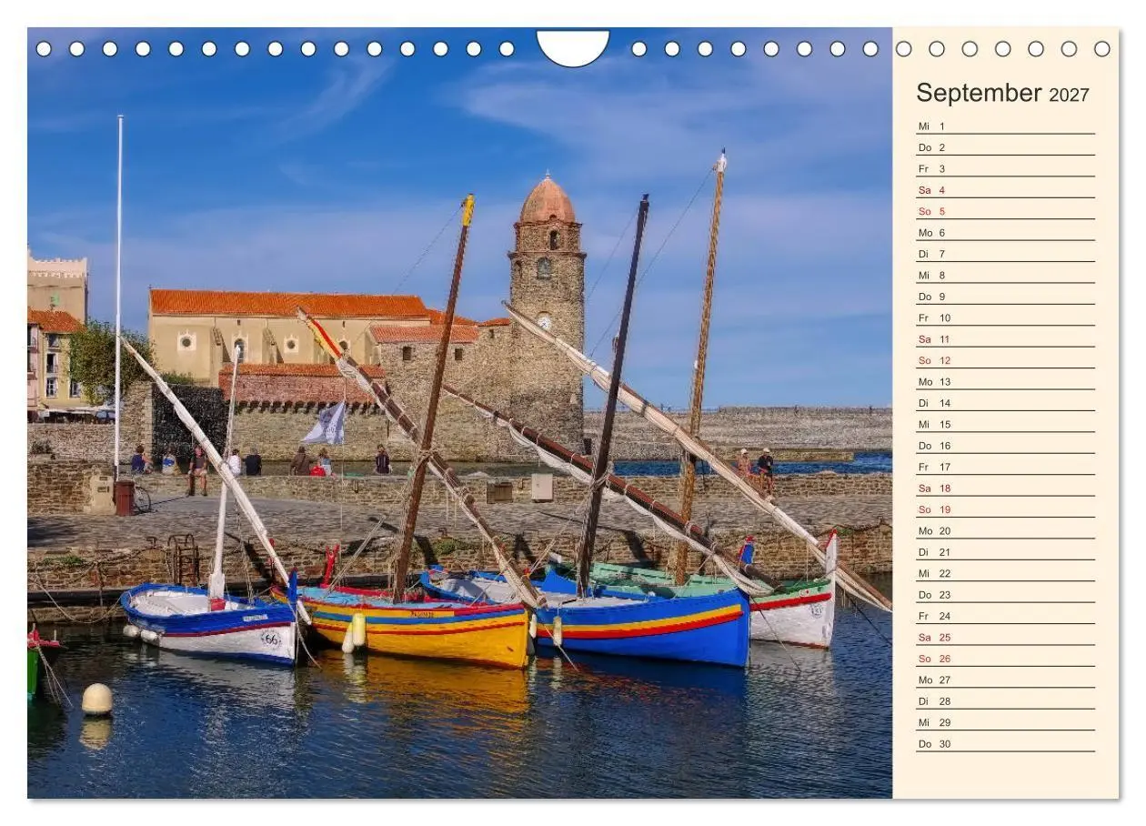 Bild: 9783569810099 | Collioure - Perle der Cote Vermeille (Wandkalender 2027 DIN A4...