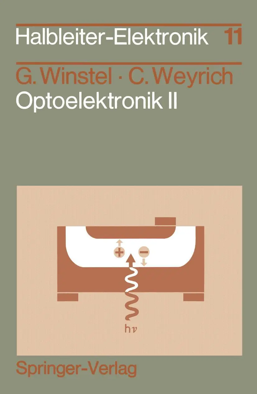 Cover: 9783540160199 | Optoelektronik II | Günter Winstel (u. a.) | Taschenbuch | 260 S.