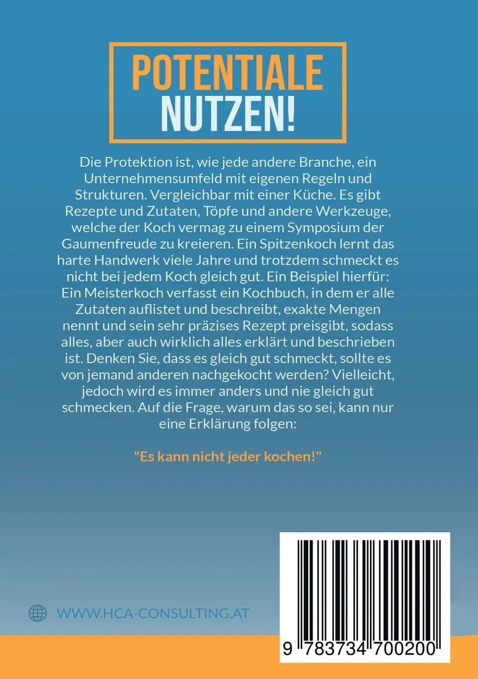 Rückseite: 9783752640199 | Potentiale Nutzen! Raus aus der Komfortzone! | Handbuch der Produktion